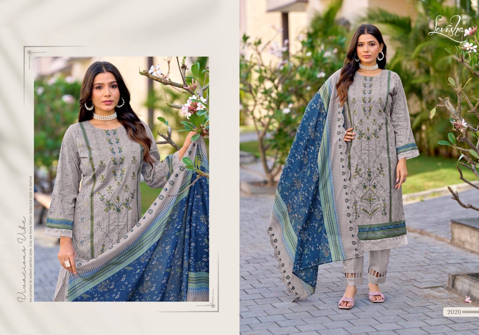 Madhubala-14 by Levisha 2013 to 2020 Series Indian Traditional casual wear Pakistani Camric Lawn Cotton dresses At Wholesale Price